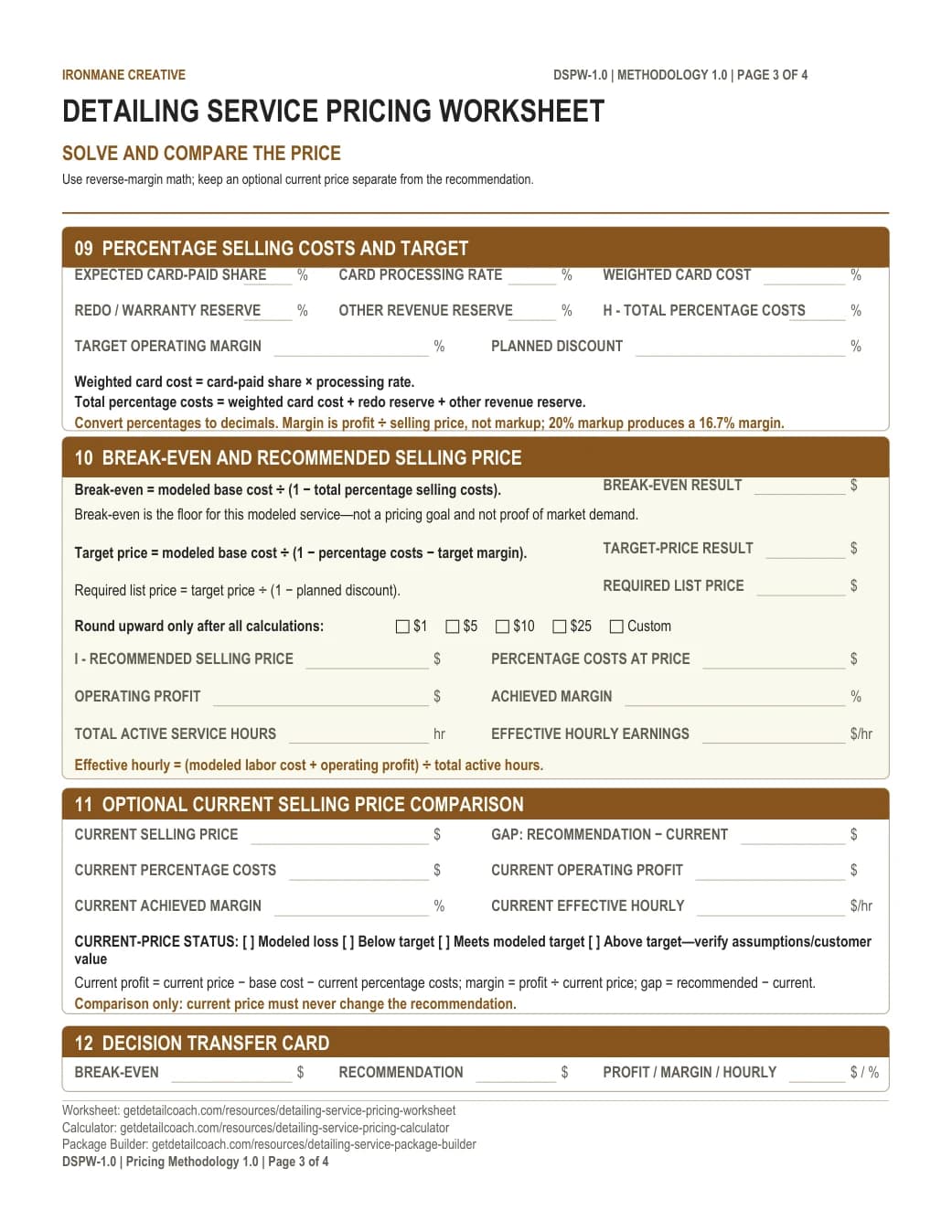 Preview of page 3, solve and compare the price